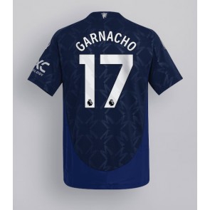 Billiga Manchester United Alejandro Garnacho #17 Bortatröja 2024-25 Kortärmad